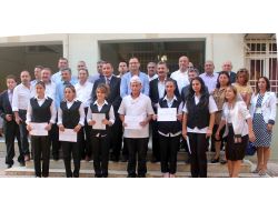 Mersin'de Aşçılık Ve Servis Hizmeti Elemanı Kursiyerlerine Sertifika Verildi