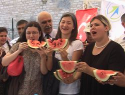 Taksim’de Organik Adana Karpuz Tanıtımı