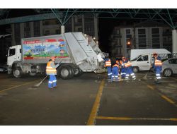 Keçiören'de Belediyeden Pazarlara Özel Temizlik Ekibi
