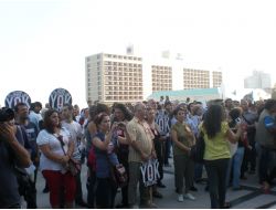 Tiyatrocular Eylem Yaptı