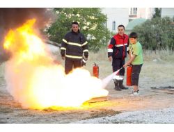 Burdur İtfaiyesi Mahallelerde Yangın Eğitimine Başladı