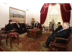 Tiran İl Meclisi Başkanı Tahsim Mema, Vali Yüksel'i Ziyaret Etti