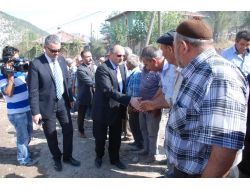 Yangında Evleri Yanan Köylülerin Bütün İhtiyaçları Karşılanacak