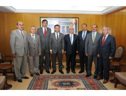 Mhp Samsun İl Yönetim Kurulu, Vali Aksoy'u Ziyaret Etti