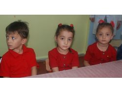 62 Aylık Üçüzler Okulun Maskotu Oldu