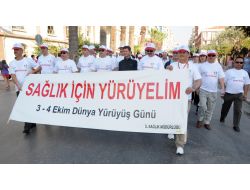 Dünya Yürüyüş Günü’nde 1,5 Kilometre Yürüdüler