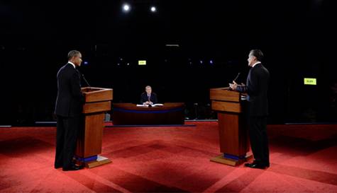 İlk raunt Cumhuriyetçi ROMNEY'in..