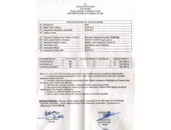 Dursunbey'in Şebek Suyu Temiz Çıktı