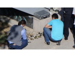 Üst Geçit Altında Bulunan Mühimmat Emniyet’e Götürüldü