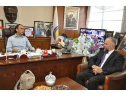 Nazilli Müftüsü Sula, Belediyeye Teşekkür Ziyareti Yaptı