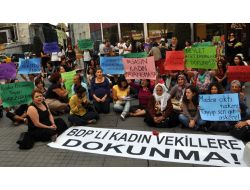 Sebahat Tuncel’e Destek İçin Oturma Eylemi Yaptılar