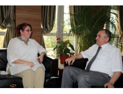 Dünya Kadın Liderler Temsilcisi Perçin, Belediye Başkanı Yılmaz’ı Ziyaret Etti