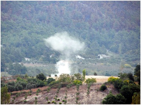Mermi bu kez Ürdün'e düştü!