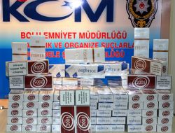 Bolu'da 15 Bin Paket Kaçak Sigara