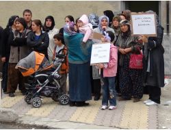 Elmadağ'da Doğalgaz Kullanmak İsteyen Vatandaşlar Eylem Yaptı
