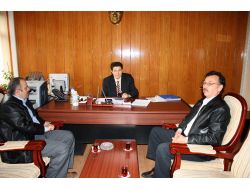 İskiad Yeni Atanan Mal Müdürü Bayındır’ı Ziyaret Etti.