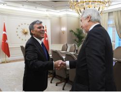 Gül, Letonya Parlamentosu Dışişleri Komisyonu Başkanı Kalnins'i Kabul Etti