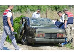 Adana’da Kaybolan Otomobil Osmaniye'de Sulama Kanalında Bulundu