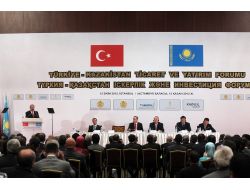 Başbakan Erdoğan, Türk Ve Kazak İş Adamlarına Yatırım Çağrısı Yaptı