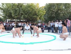 Geleneksel Spor Festivali’nde Sumoculara Büyük İlgi