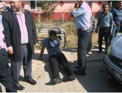 Kazaya Karışan Otomobil Kanala Düştü