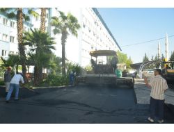 Adana Emniyet Müdürlüğü Bahçesi Asfaltlandı