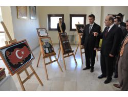 Bingöl'de Cezaevi Sakinlerinin Göz Nuru Eserleri Sergileniyor