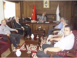 Müteahhitler, Samsun İl Emniyet Müdürü Türkmenli'yi Ziyaret Etti