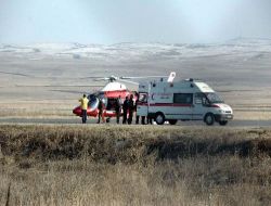 Beyin Ameliyatı Olan Hasta, Hava Ambulansıyla Erzurum'a Gönderildi