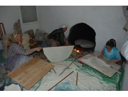 Aydıncık'ta Kışlık Yufka Hazırlıkları Başladı