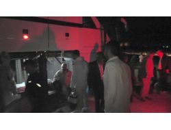 Hacı Adayları Geceyi Otobüslerde Geçirdi