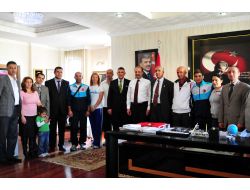 Amatör Sporculardan Başkan Akgül'e Ziyaret