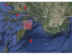 Akdeniz'de 4 Büyüklüğünde Deprem