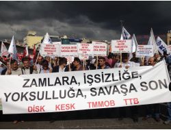 TAKSİM’DE ZAM PROTESTOSU