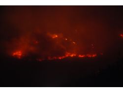 İskenderun'da Çıkan Yangın Hala Devam Ediyor