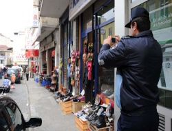 Kaldırım İşgaline Fotoğraflı Denetim