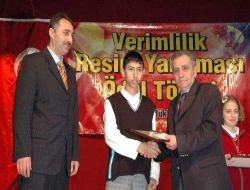 'verimlilik ' Konulu Resim Yarışmasında Özel Kılıçaslanlı Öğrenciler İlk Üçü Kaptırmadı