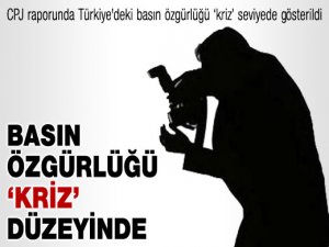 Türkiye'de basın özgürlüğü krizde