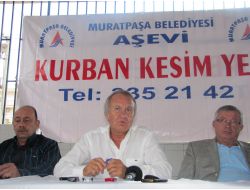 Muratpaşa’da Kurban Kesimi Ücretsiz