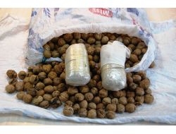 CEVİZ ÇUVALINDAN EROİN ÇIKTI