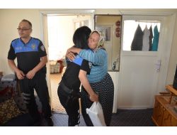 Aksaray Polisi Şehit Ailelerini Ziyaret Etti