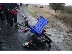 Çarpışan Motosikletlerin Sürücüleri Öldü