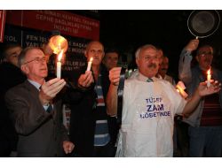 Tüdef, Zamları Tencere, Tava Ve Mumla Protesto Etti