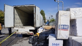 TIR’a kaçak sigara operasyonu