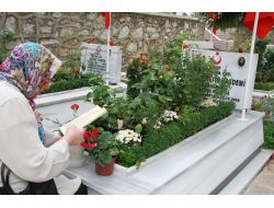 Kurban Bayramı Sabahı Anneler Kınalı Kuzuları İçin Şehitliklere Akın Etti