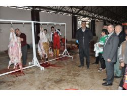 Başkan Tahmazoğlu, Kurban Kesim Yerlerini Denetledi