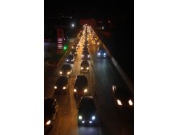 Yalova’da Trafik Çilesi 20 Kilometreyi Aştı