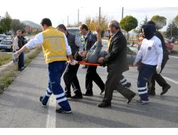 TRAFİK KAZASI: 2 YARALI