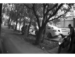 Rusya’da Hırsız 20 Saniyede Motoru Çaldı