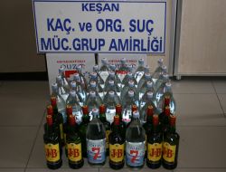 Keşan'da Kaçak İçki Satan 3 Yunanlı Yakalandı